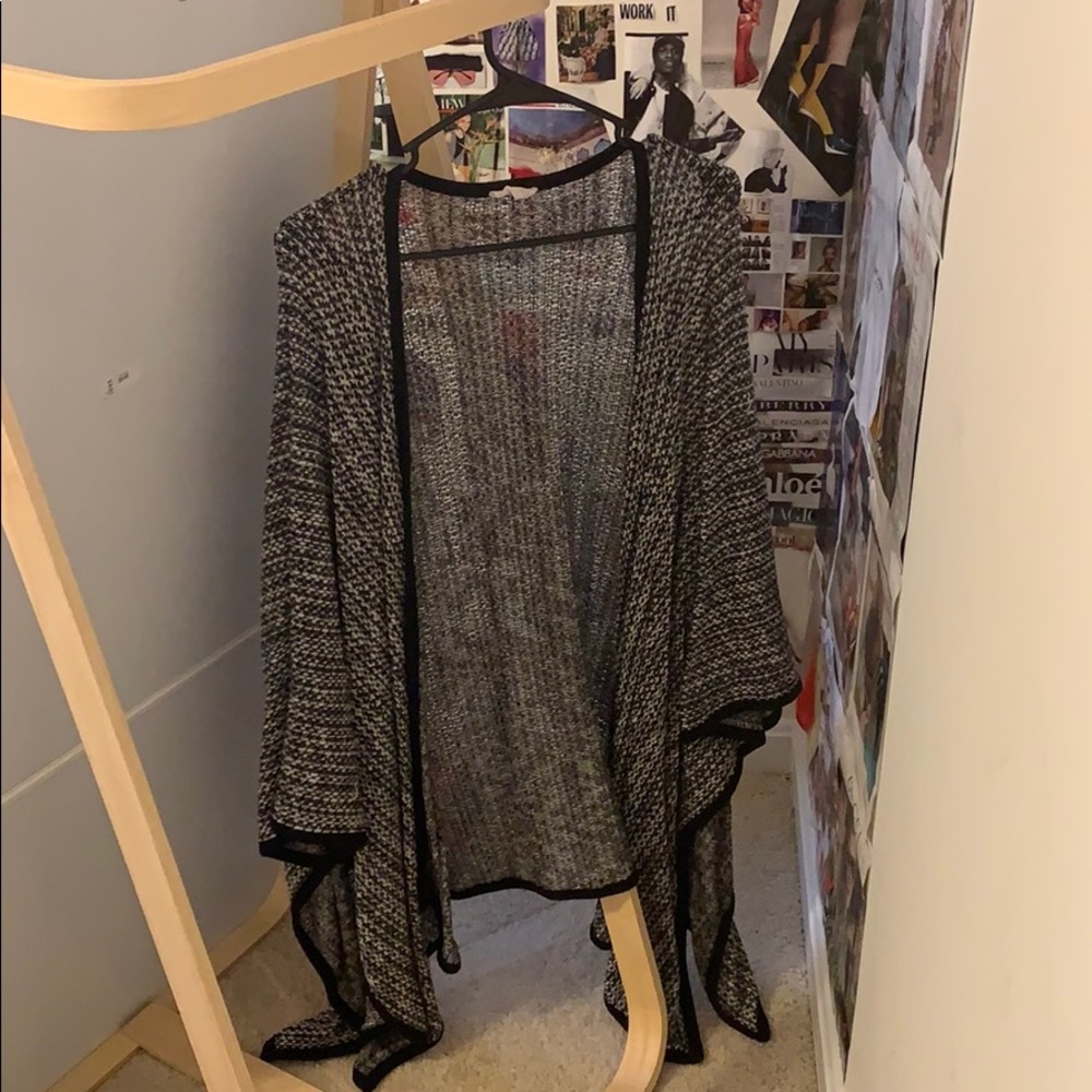 Black and White Cardigan
